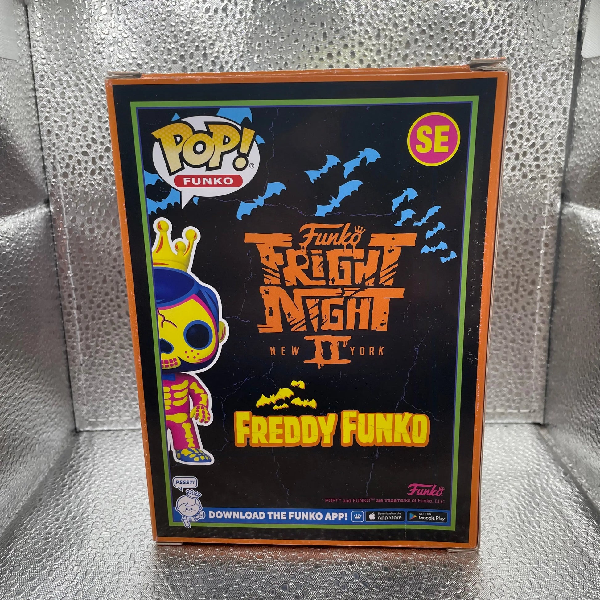 Fright Night Freddy II (2) Freddy Funko Black Light Pop SE Rare Damaged 1700pcs FRENLY BRICKS - Open 7 Days