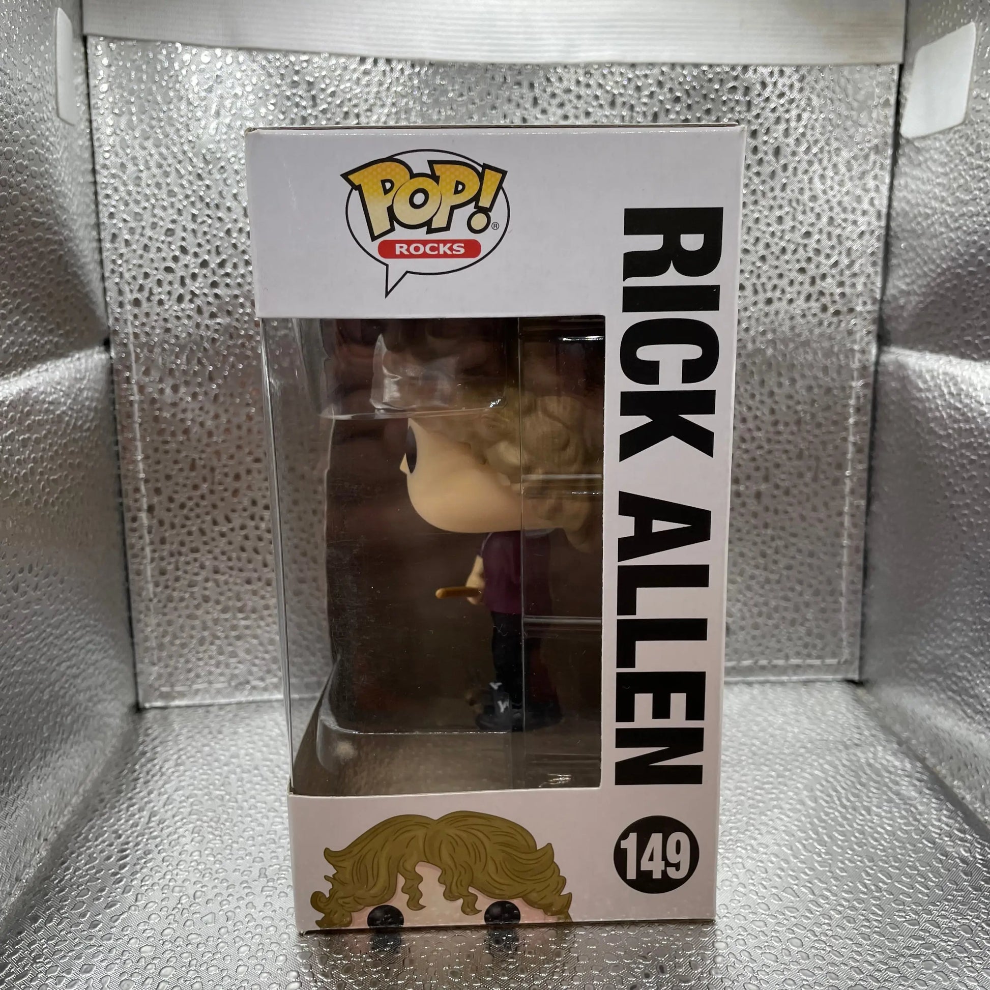 Funko Pop! Vinyl: Rick Allen #149 Def Leppard Drummer FRENLY BRICKS - Open 7 Days