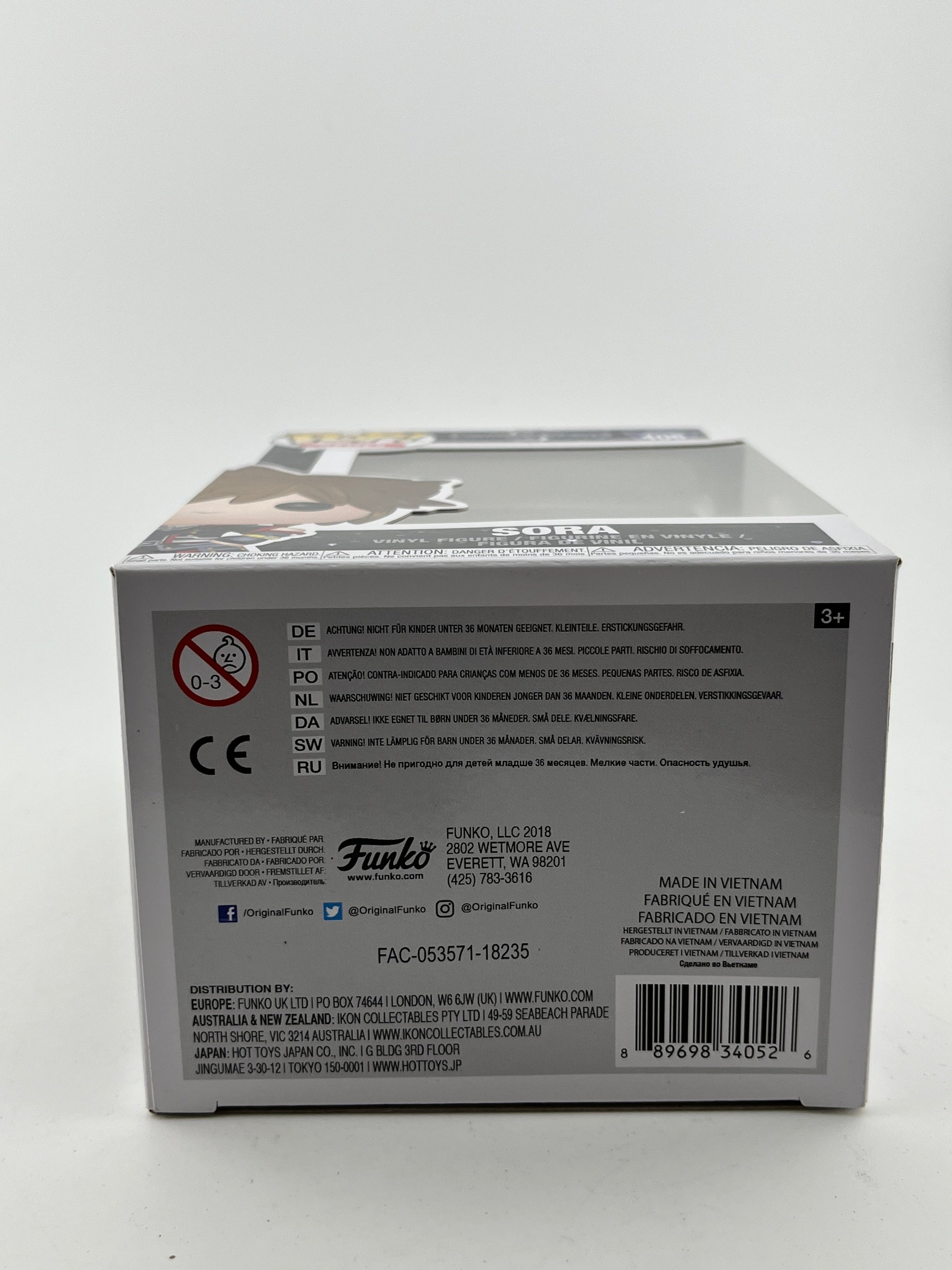 Funko POP! Disney Kingdom Hearts - Sora #406 - Vinyl Collectable FRENLY BRICKS - Open 7 Days