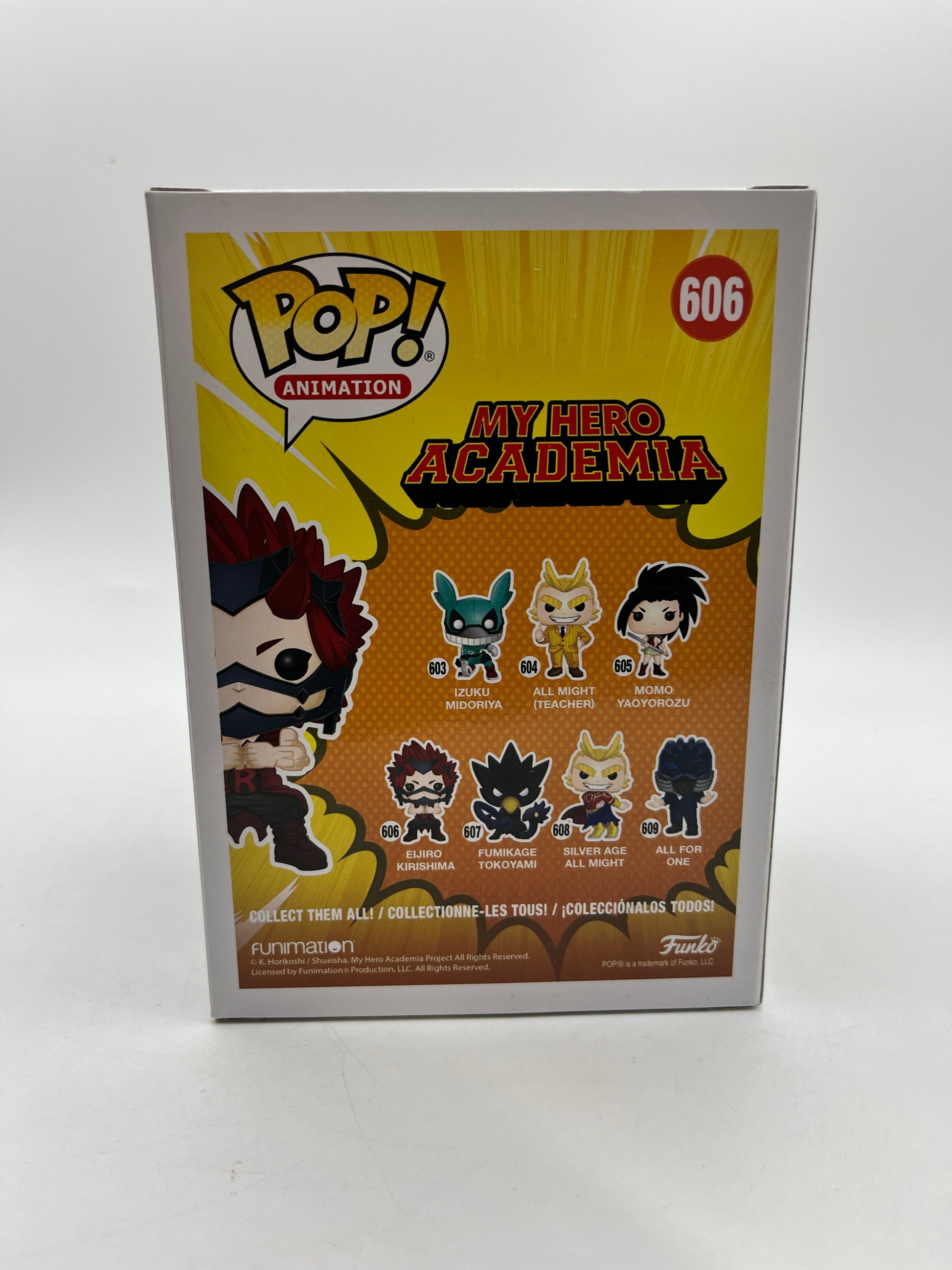 Funko POP! Animation My Hero Academia - Eijiro Kirishima #606 - Vinyl Collectable FRENLY BRICKS - Open 7 Days