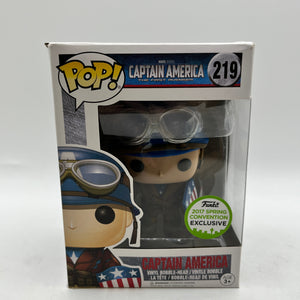 Funko POP! Marvel Captain America - First Avenger #219 - 2017 Convention Exclusive FRENLY BRICKS - Open 7 Days