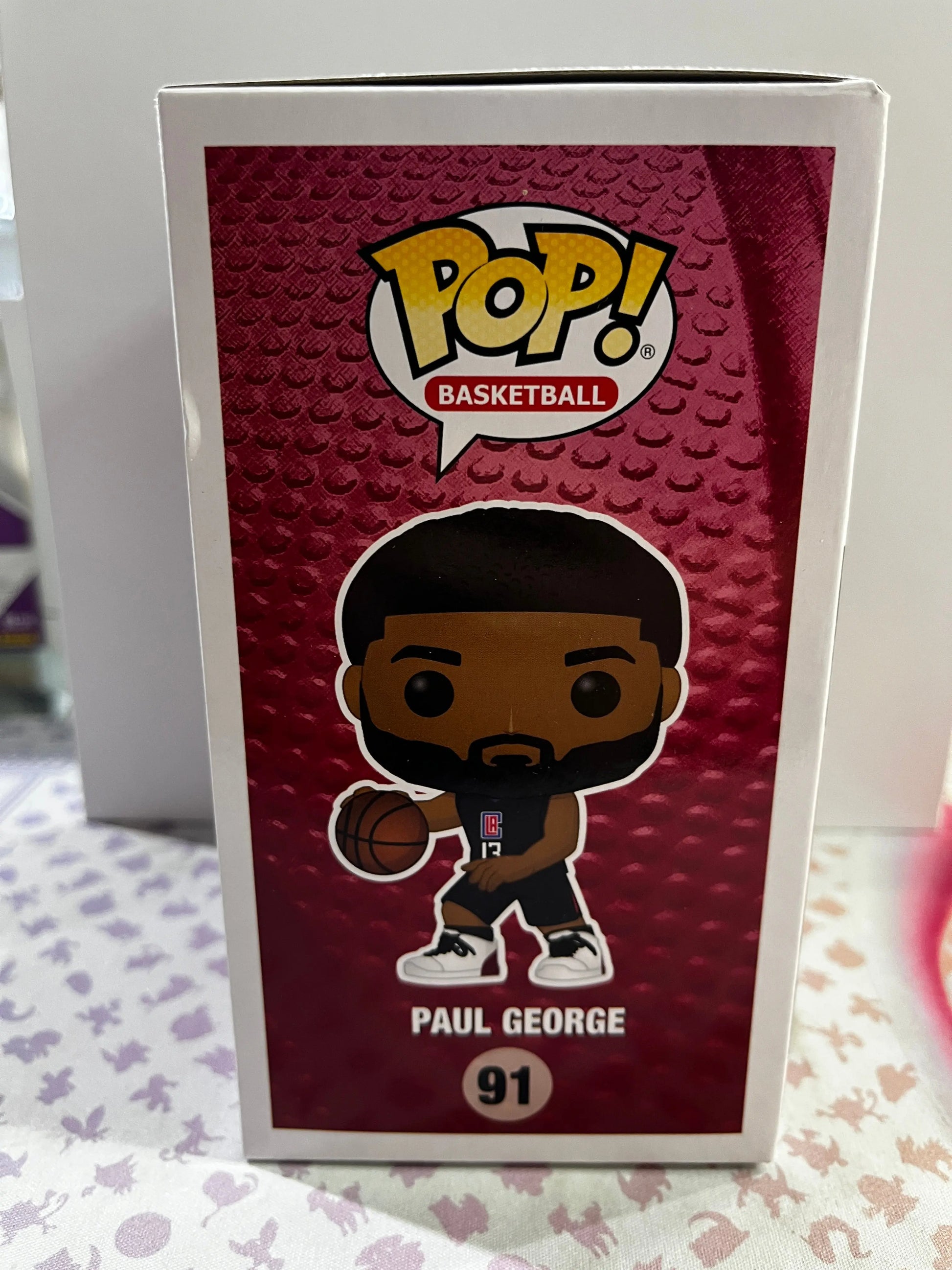 Funko Pop Vinyl Basketball Clippers Paul George #91 FRENLY BRICKS - Open 7 Days