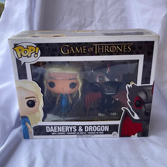 FUNKO POP VINYL Daenerys & Drogon 2 Pack Game of Thrones - FRENLY BRICKS - Open 7 Days