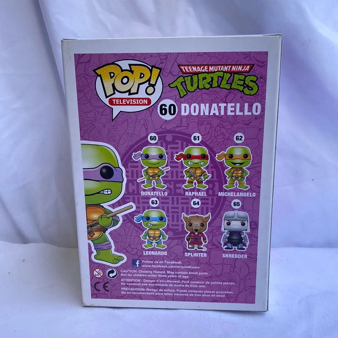 Funko POP! Donatello #60 TEENAGE MUTANT NINJA TURTLES 🐢 - FRENLY BRICKS - Open 7 Days