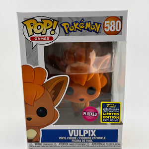 Funko POP! Games Pokémon - Vulpix #580 - Flocked Summer Convention Limited Edition FRENLY BRICKS - Open 7 Days