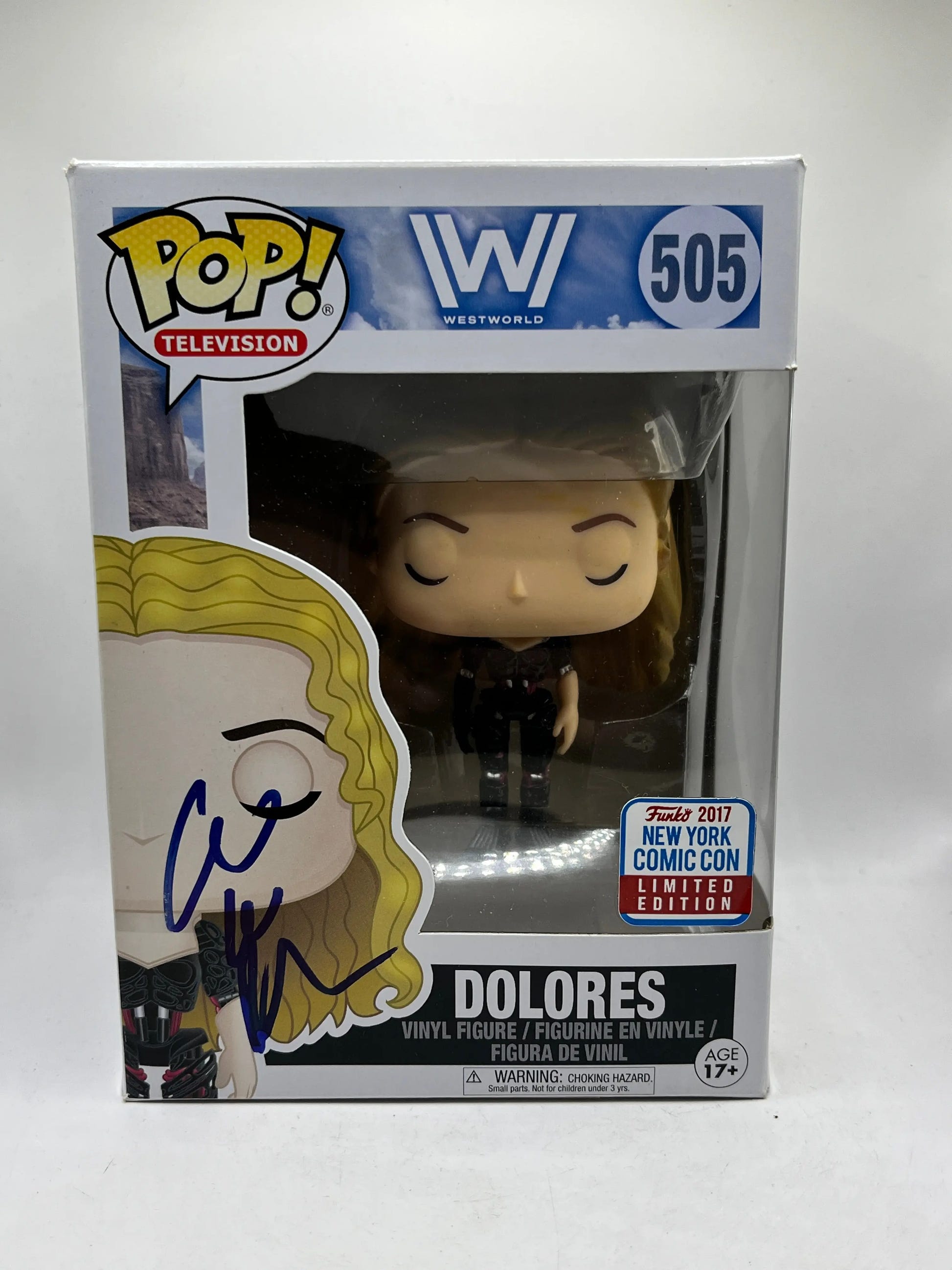 Funko POP! Television Westworld - Dolores #505 - 2017 LE - Autographed FRENLY BRICKS - Open 7 Days image 1