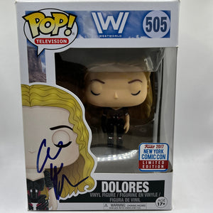 Funko POP! Television Westworld - Dolores #505 - 2017 LE - Autographed FRENLY BRICKS - Open 7 Days
