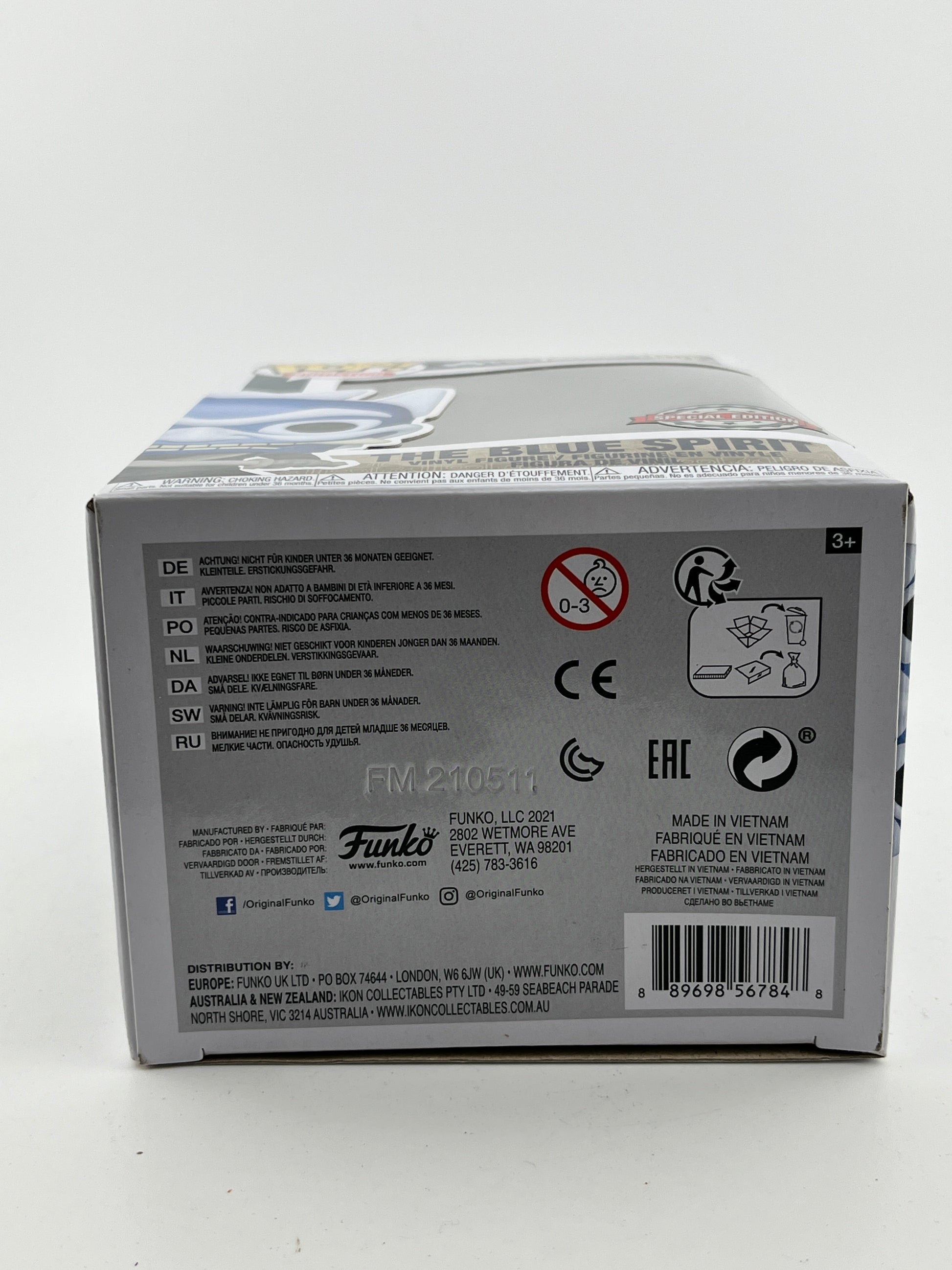 Funko POP! Animation Avatar The Last Airbender - The Blue Spirit #1002 - Vinyl Collectable FRENLY BRICKS - Open 7 Days