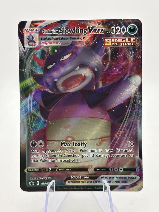 Galarian Slowking VMAX 100/198 Ultra Rare Chilling Reign Pokémon TCG (NM) — front