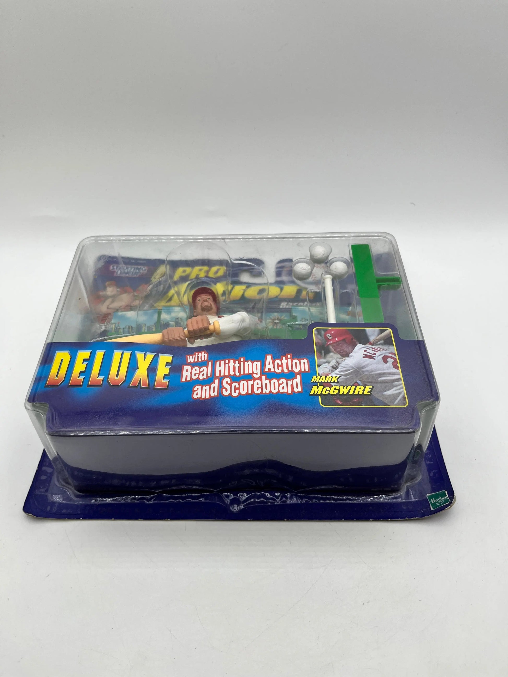 1998 Starting Lineup Pro Action Baseball Mark Mcgwire Deluxe Hitting Action - Hasbro FRENLY BRICKS - Open 7 Days