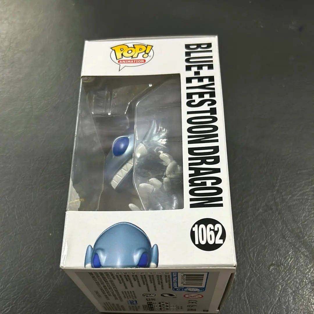 Funko Pop Yu-Gi-Oh  Blue-Eyes Toon Dragon Metallic 25th Anni #1062 Pop Vinyl FRENLY BRICKS - Open 7 Days