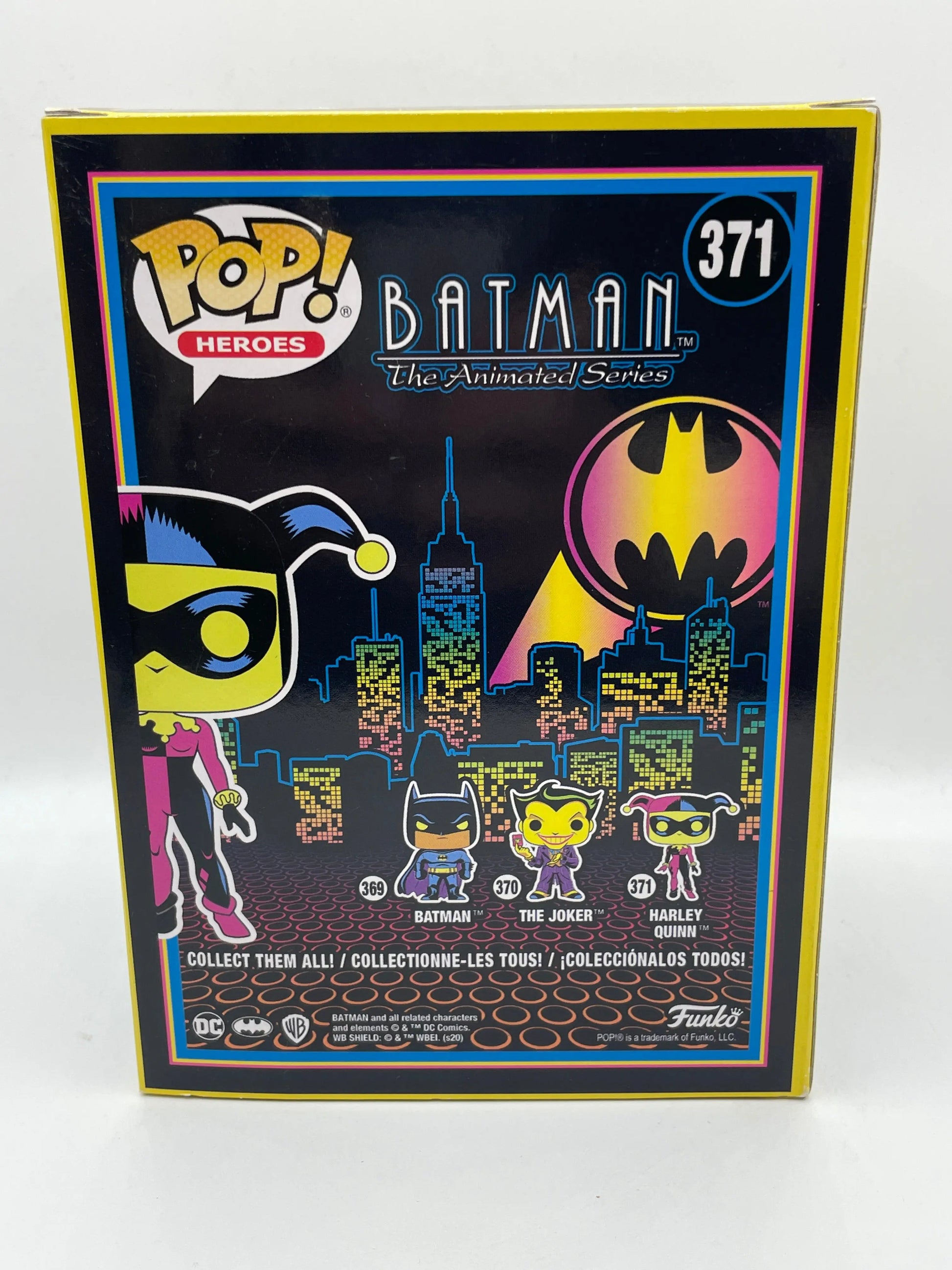 Funko POP! DC Batman The Animated Series - #371 Harley Quinn (Black Light) - New FRENLY BRICKS - Open 7 Days