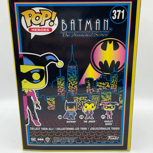 Funko POP! DC Batman The Animated Series - #371 Harley Quinn (Black Light) - New FRENLY BRICKS - Open 7 Days