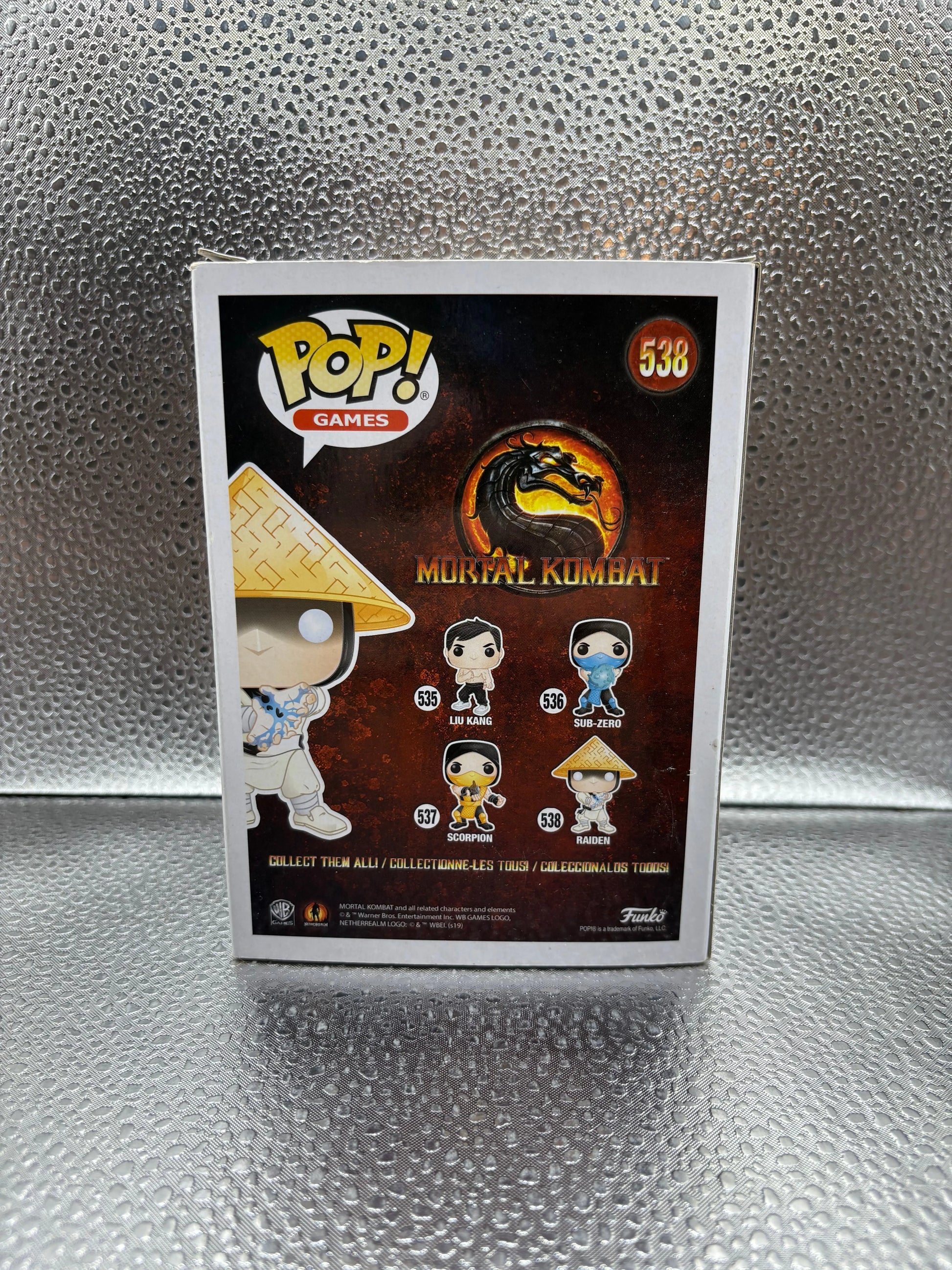 Funko Pop #538 Mortal Kombat Raiden FRENLY BRICKS - Open 7 Days