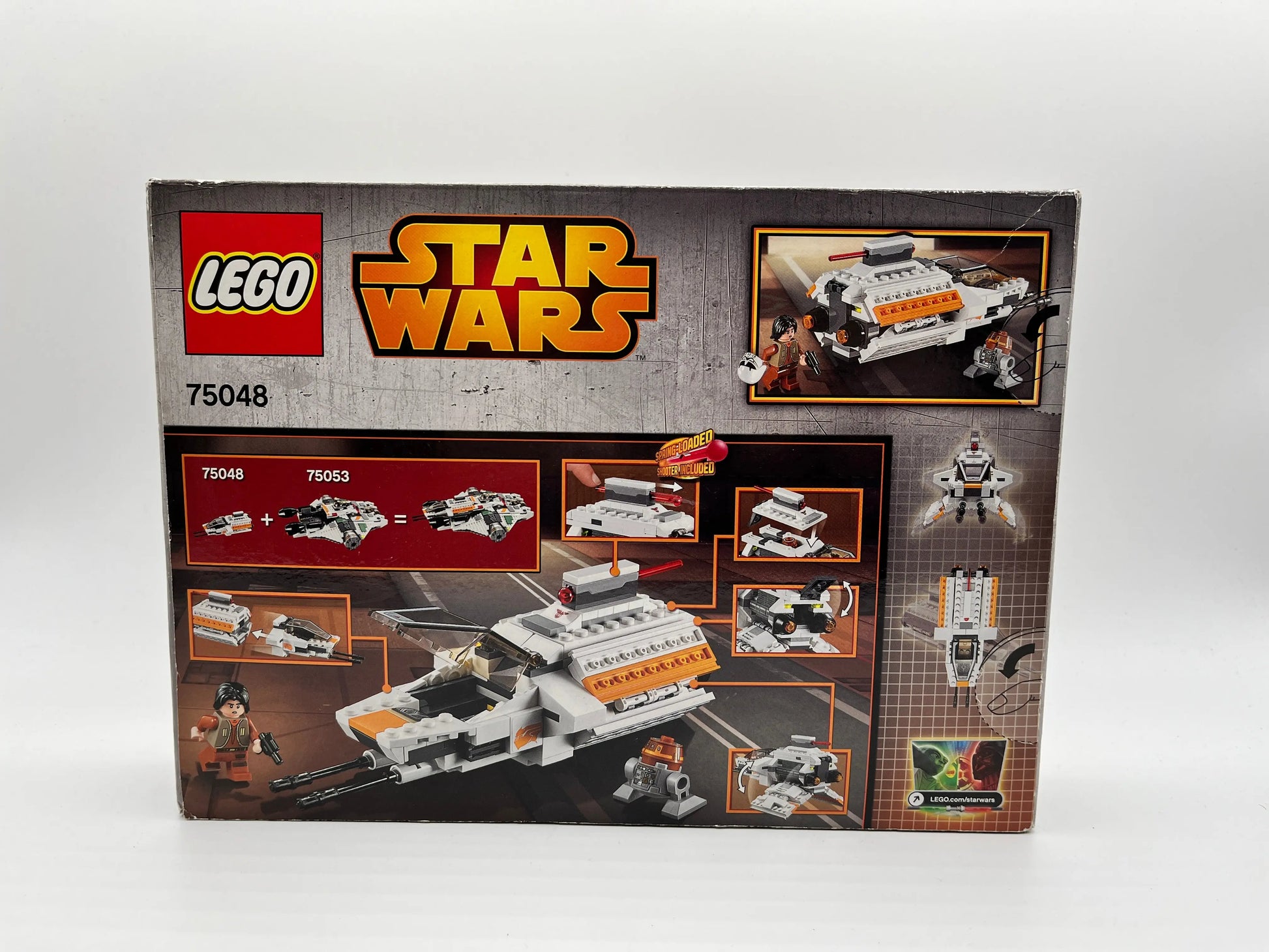 Lego Star Wars Rebels 75053 The Ghost - Not Sealed + 75048 The Phantom - Sealed Black Hair Kanan Jarrus FRENLY BRICKS - Open 7 Days