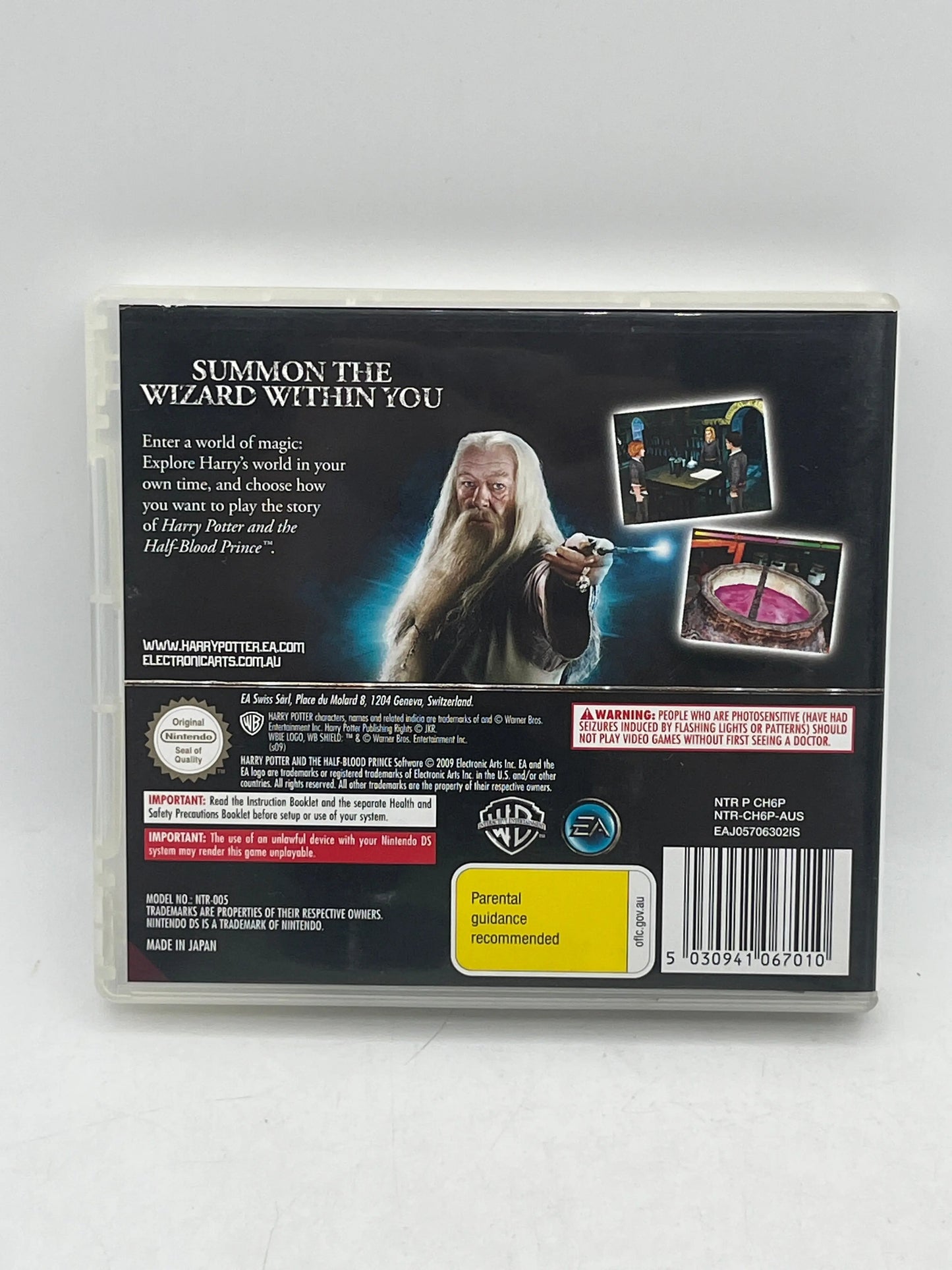 Harry Potter And The Half Blood Prince Nintendo DS Manual Inc FRENLY BRICKS - Open 7 Days