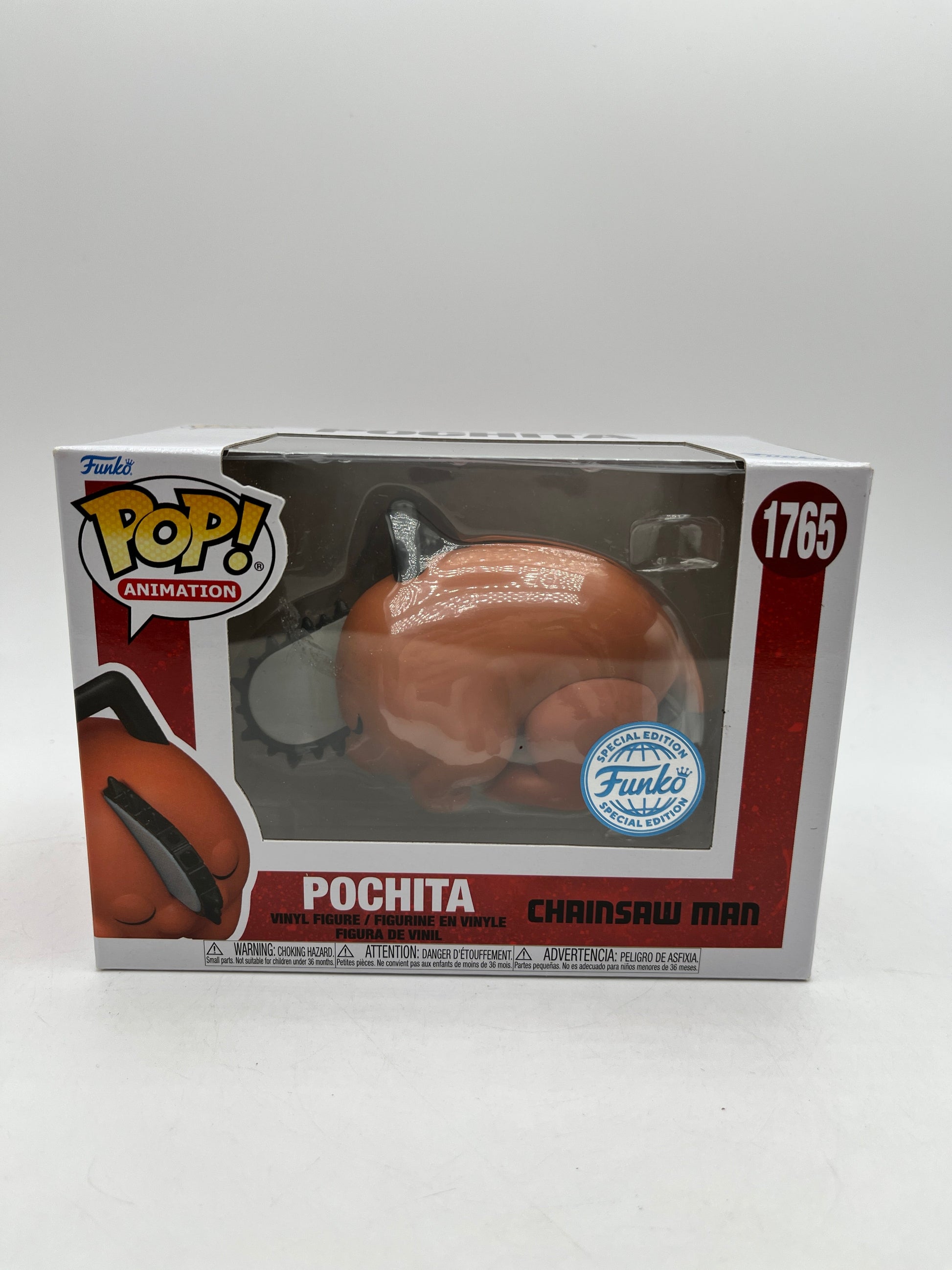 Funko POP! Animation Chainsaw Man - Pochita #1765 - Special Edition FRENLY BRICKS - Open 7 Days