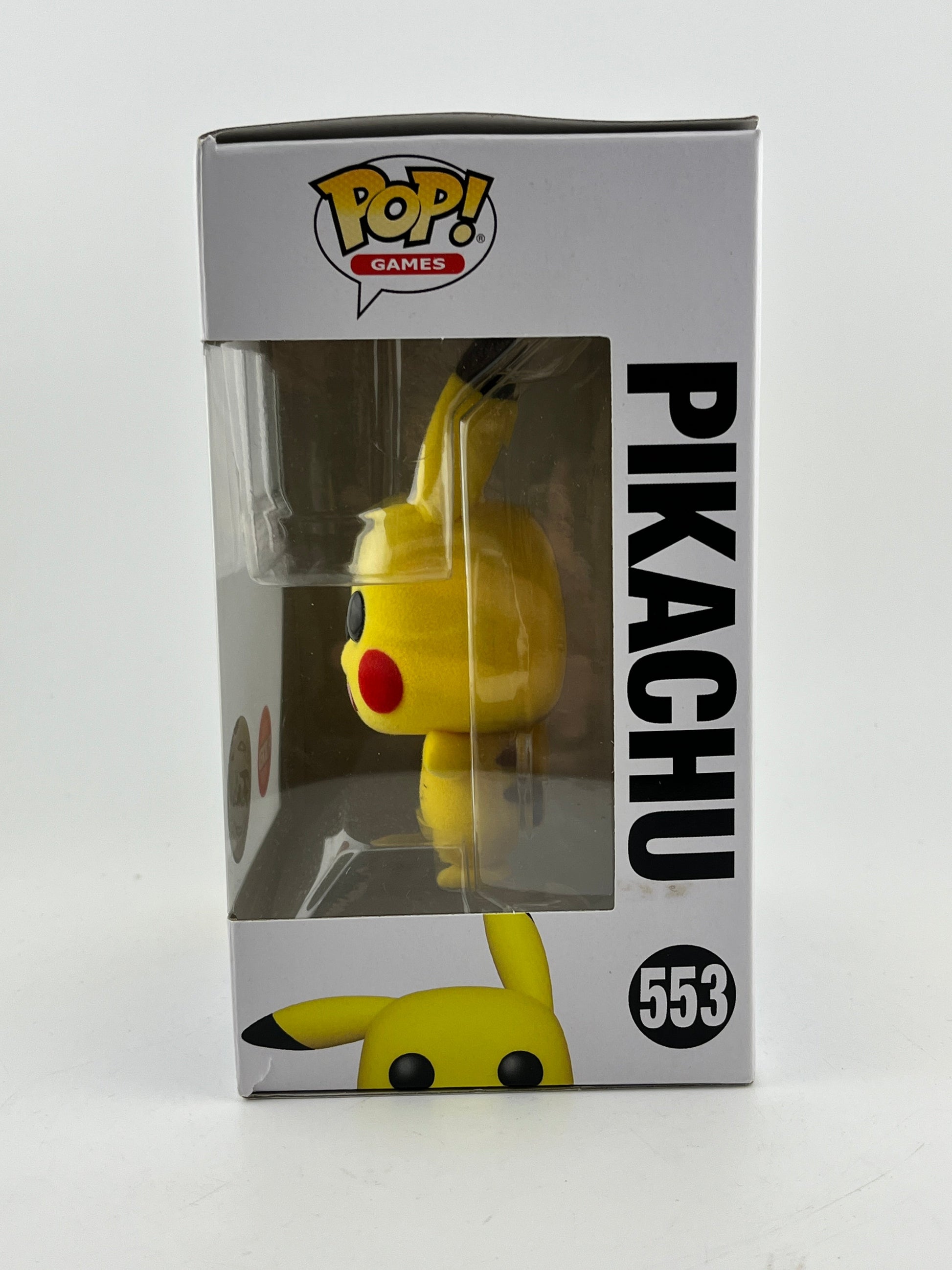 Funko POP! Games Pokémon - Pickachu #553 - Flocked Special Edition *Damaged Box See Photo* FRENLY BRICKS - Open 7 Days