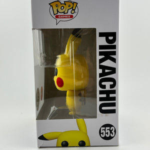 Funko POP! Games Pokémon - Pickachu #553 - Flocked Special Edition *Damaged Box See Photo* FRENLY BRICKS - Open 7 Days