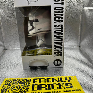 Pop Vinyl star Wars #66 Fist Order Stormtrooper FRENLY BRICKS - Open 7 Days