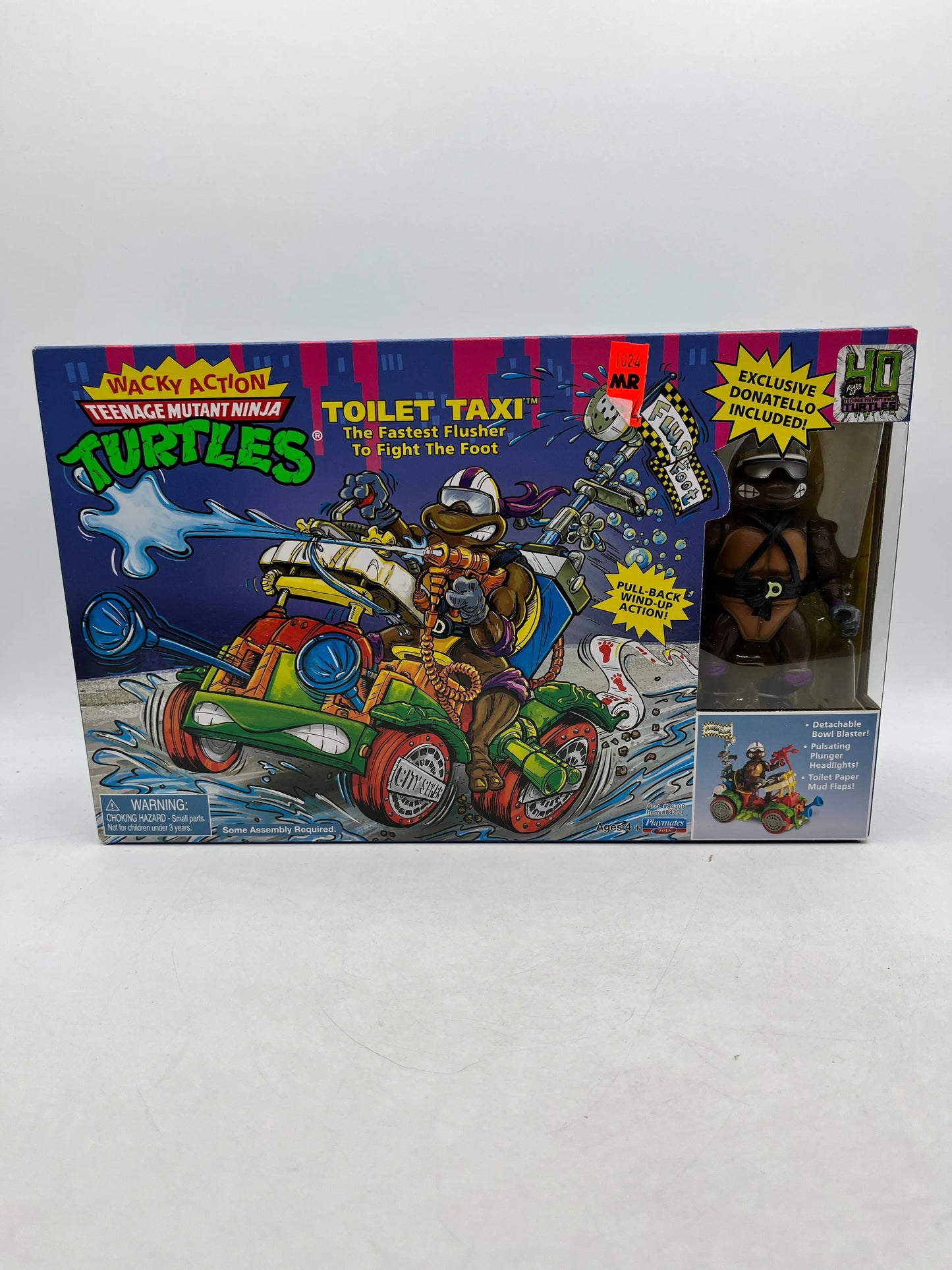 Teenage Mutant Ninja Turtles Toilet Taxi TMNT Exclusive Donatello 2024 Playmates - Sealed FRENLY BRICKS - Open 7 Days