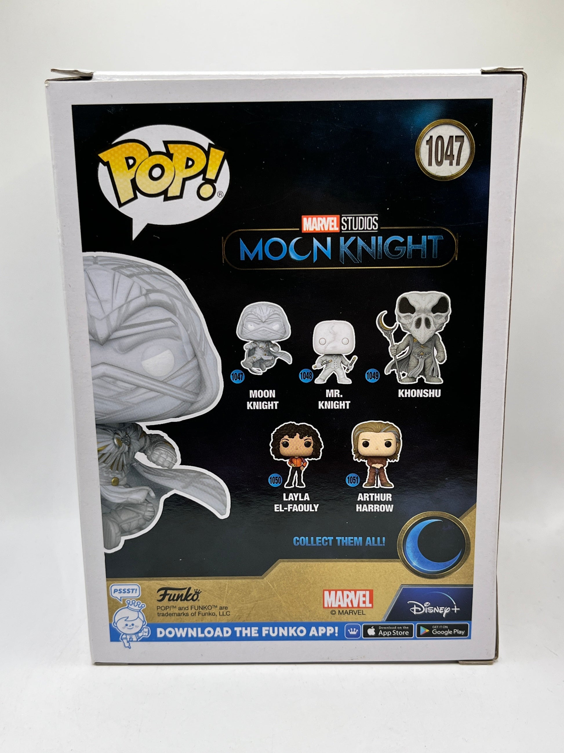 Funko POP! Marvel Moon Knight - Moon Knight #1047 - Glow Special Edition FRENLY BRICKS - Open 7 Days