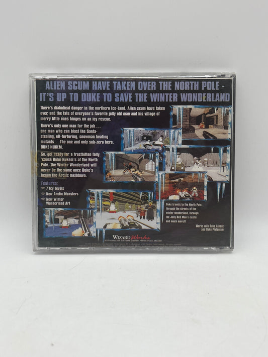 Duke Nukem 3D Nuclear Winter - PC DOS - 1997 -  W/ Manual, Disc And Case - Rare FRENLY BRICKS - Open 7 Days