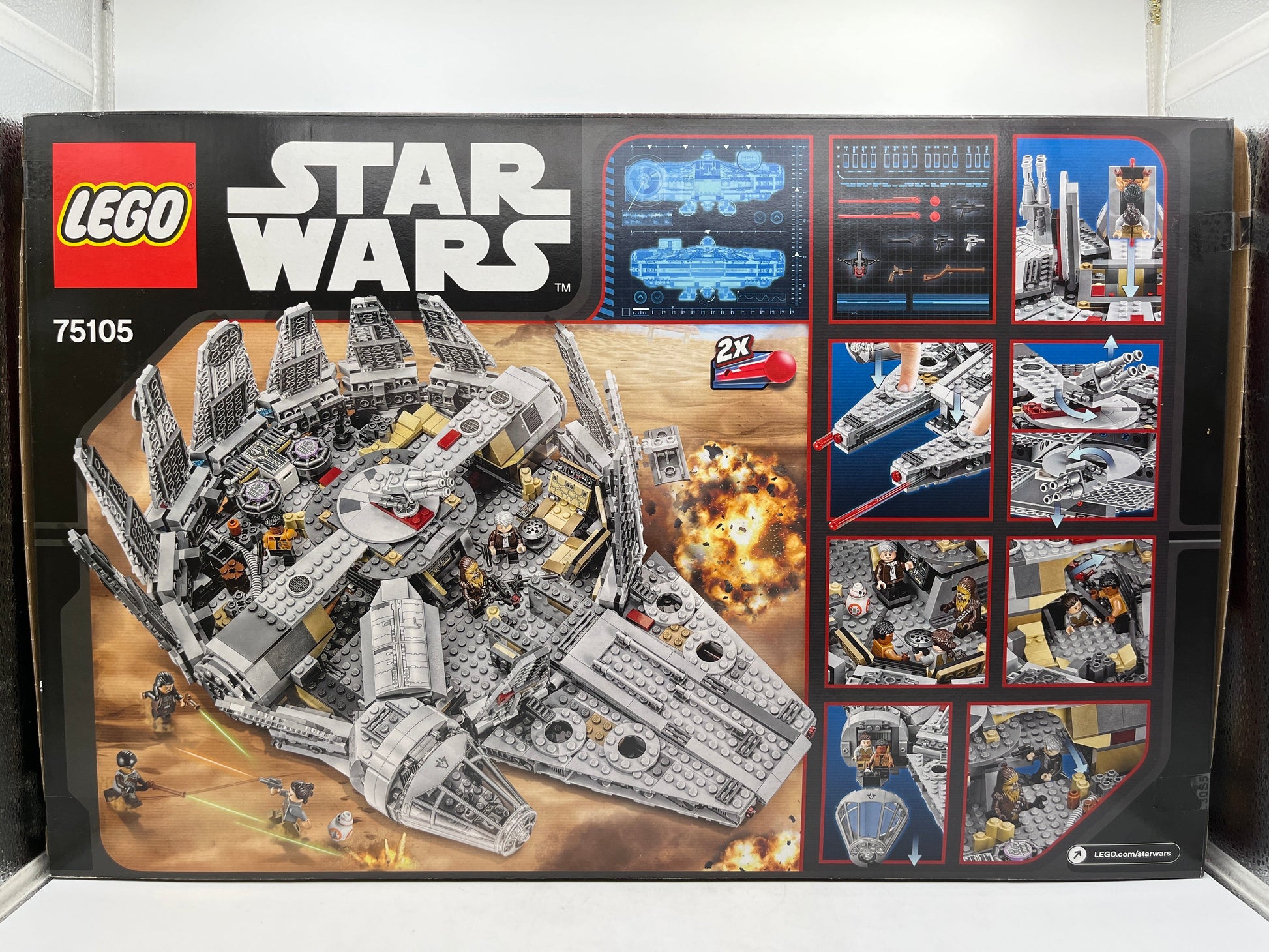 Lego Star Wars - Millennium Falcon 75105 - Sealed FRENLY BRICKS - Open 7 Days