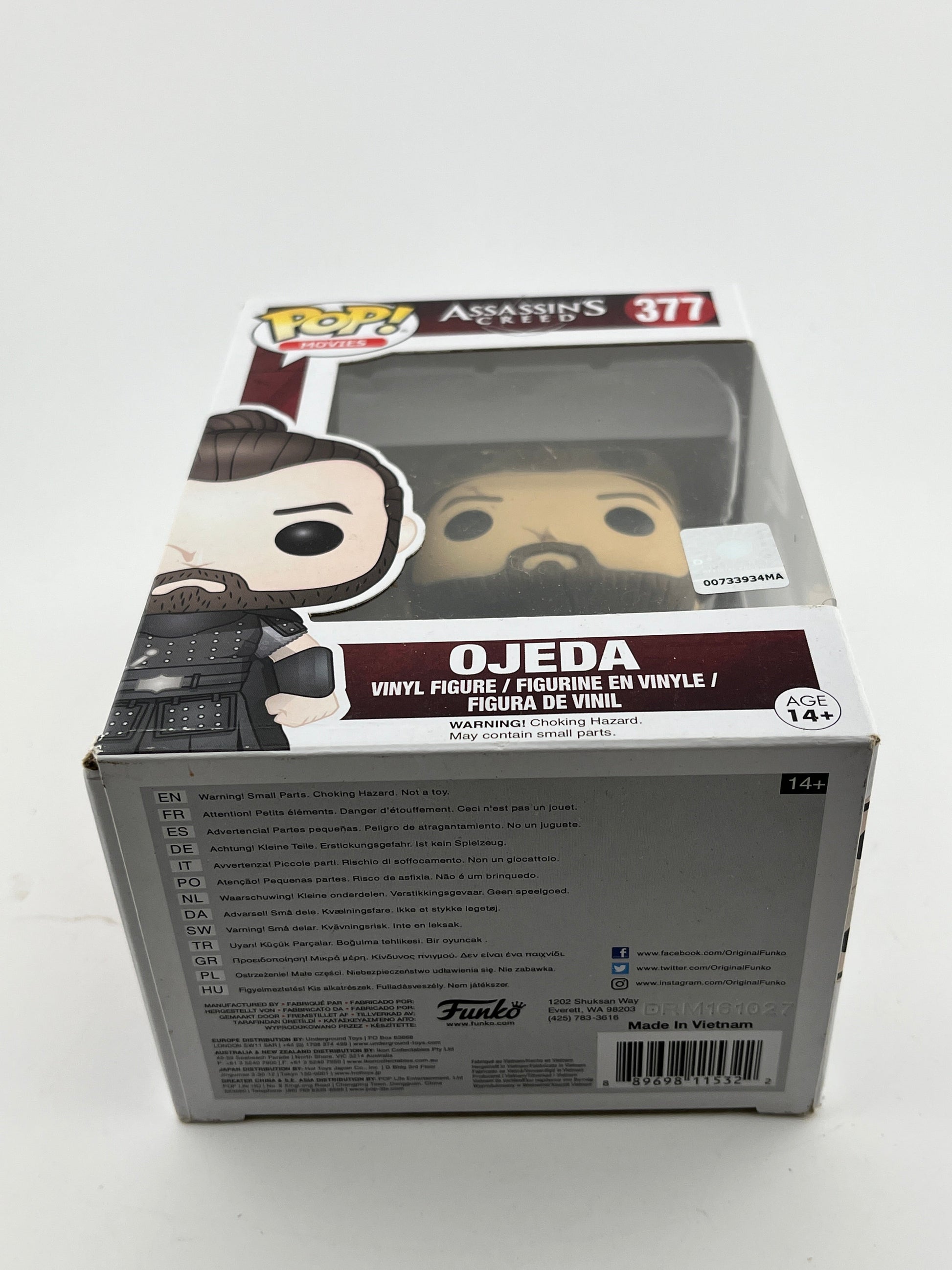 Funko POP! Movies Assassin’s Creed - Ojeda #377 - Vinyl Collectable FRENLY BRICKS - Open 7 Days