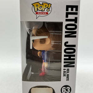 Funko POP! Rocks - Elton John - Elton John Red, White & Blue #63 - Vinyl Collectable