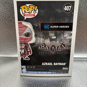 Pop Vinyl #407 Batman Arkham Knight Azrael Batman FRENLY BRICKS - Open 7 Days