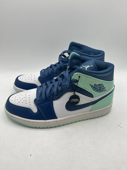 DS Nike Air Jordan 1 Mid Mystic Navy Mint Foam UK 8 - 554724-413 - New Condition FRENLY BRICKS - Open 7 Days