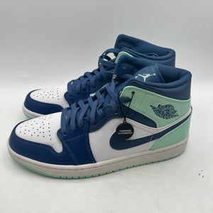 DS Nike Air Jordan 1 Mid Mystic Navy Mint Foam UK 8 - 554724-413 - New Condition FRENLY BRICKS - Open 7 Days