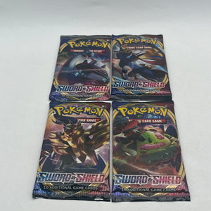 4x Pokemon Sword & Shield Booster Packs Full Art Set FRENLY BRICKS - Open 7 Days