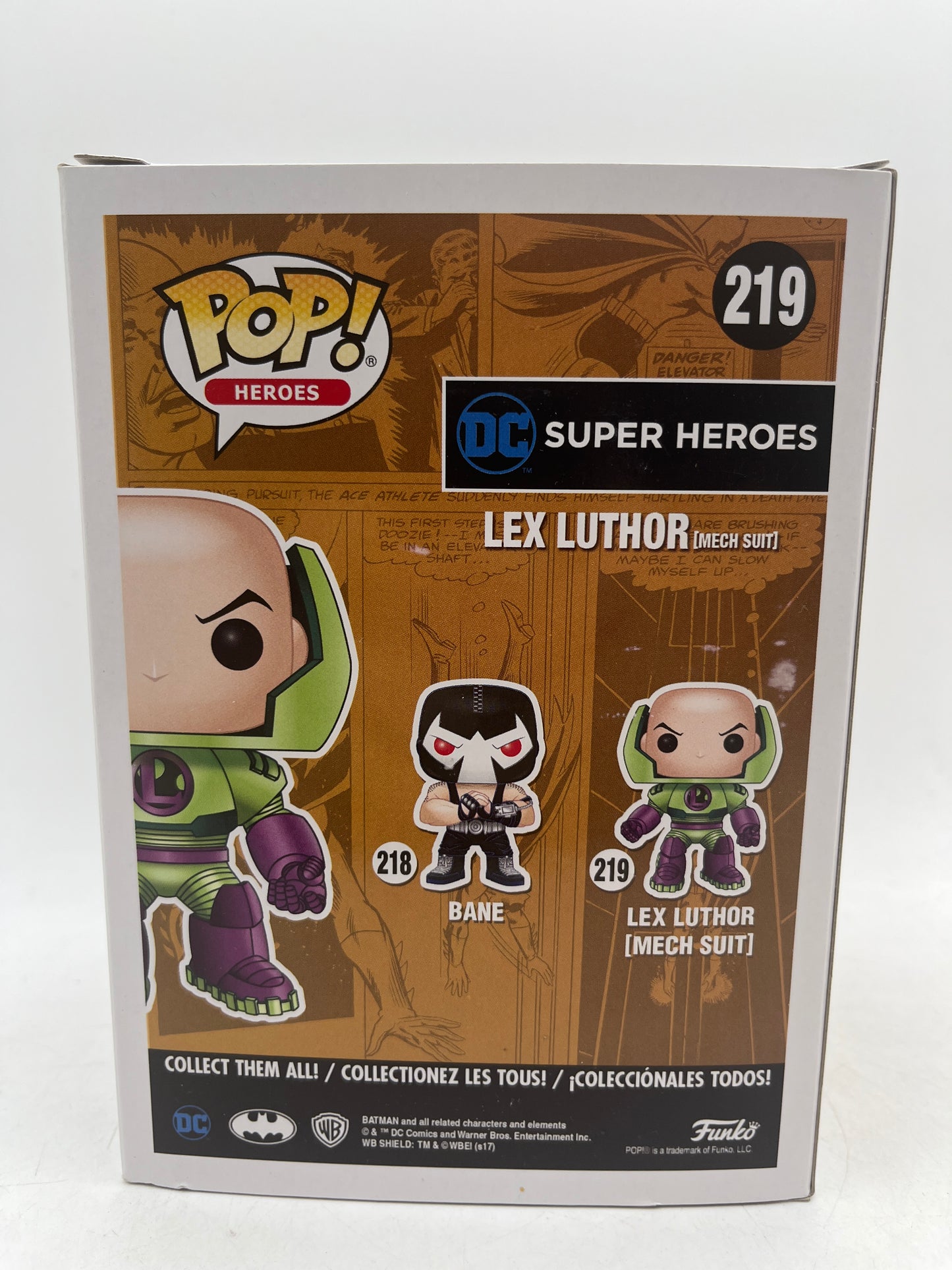 Funko Pop! DC Heroes #219 Lex Luthor Mech Suit Legion Of Collectors Exclusive