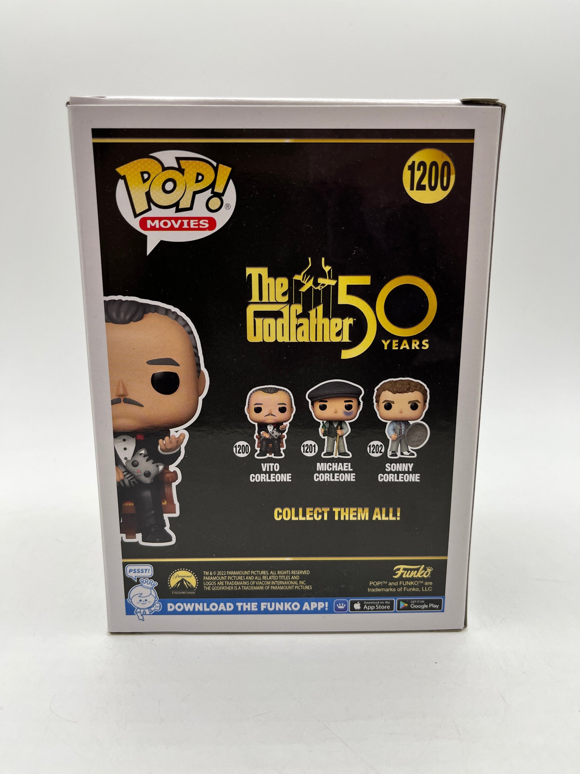 Funko POP! Movies The Godfather 50 Years Vito Corleone #1200 - Vinyl Collectable FRENLY BRICKS - Open 7 Days