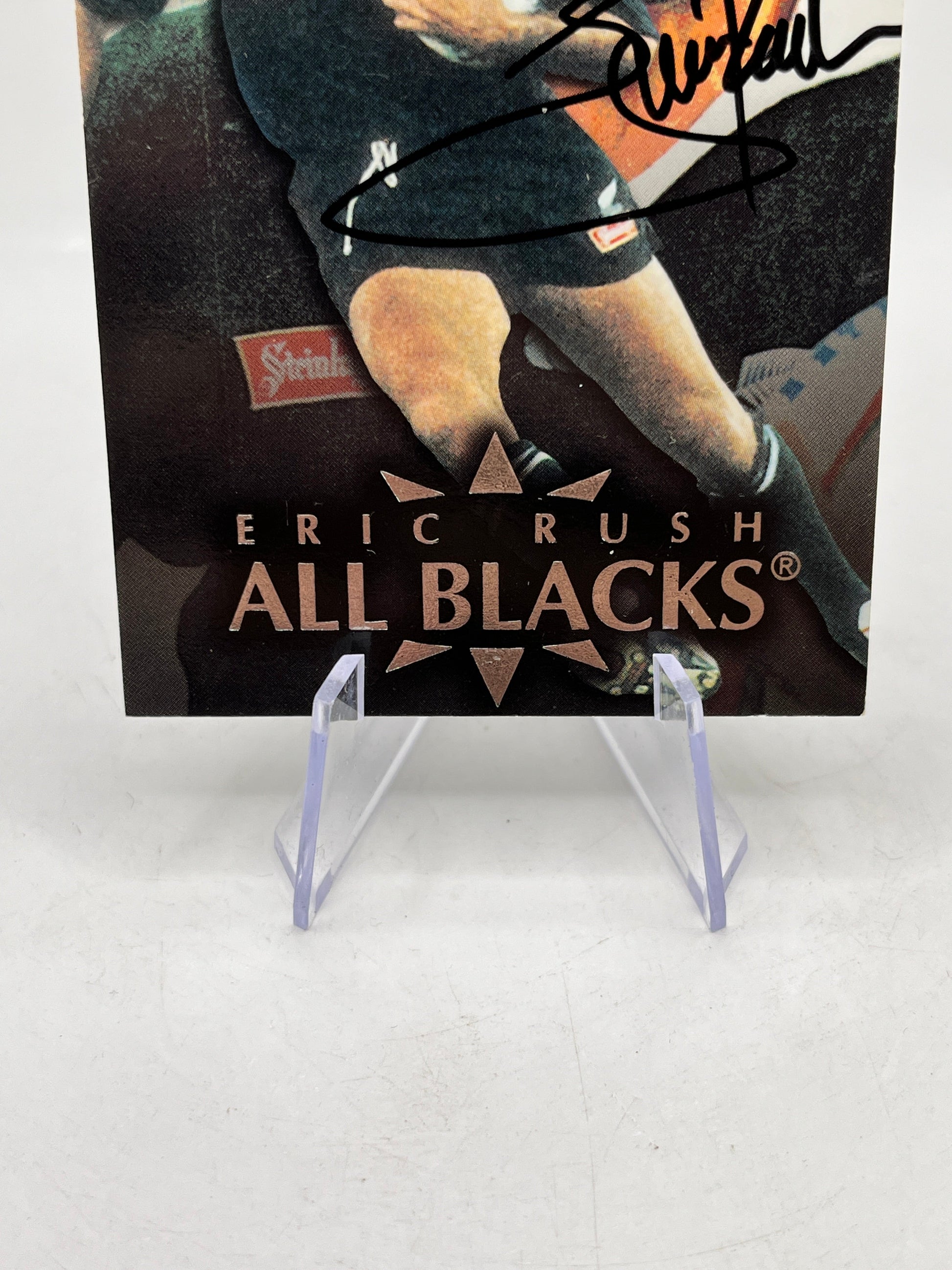 Eric Rush Autographed - All Blacks 1997 - 1Neda FRENLY BRICKS - Open 7 Days
