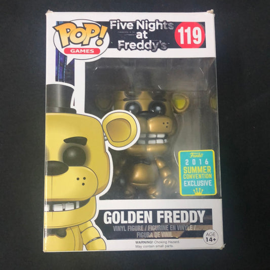 Funko Pop! #119 - Five Nights At Freddy’s (FNAF) - Golden Freddy SDCC 2016 FRENLY BRICKS - Open 7 Days