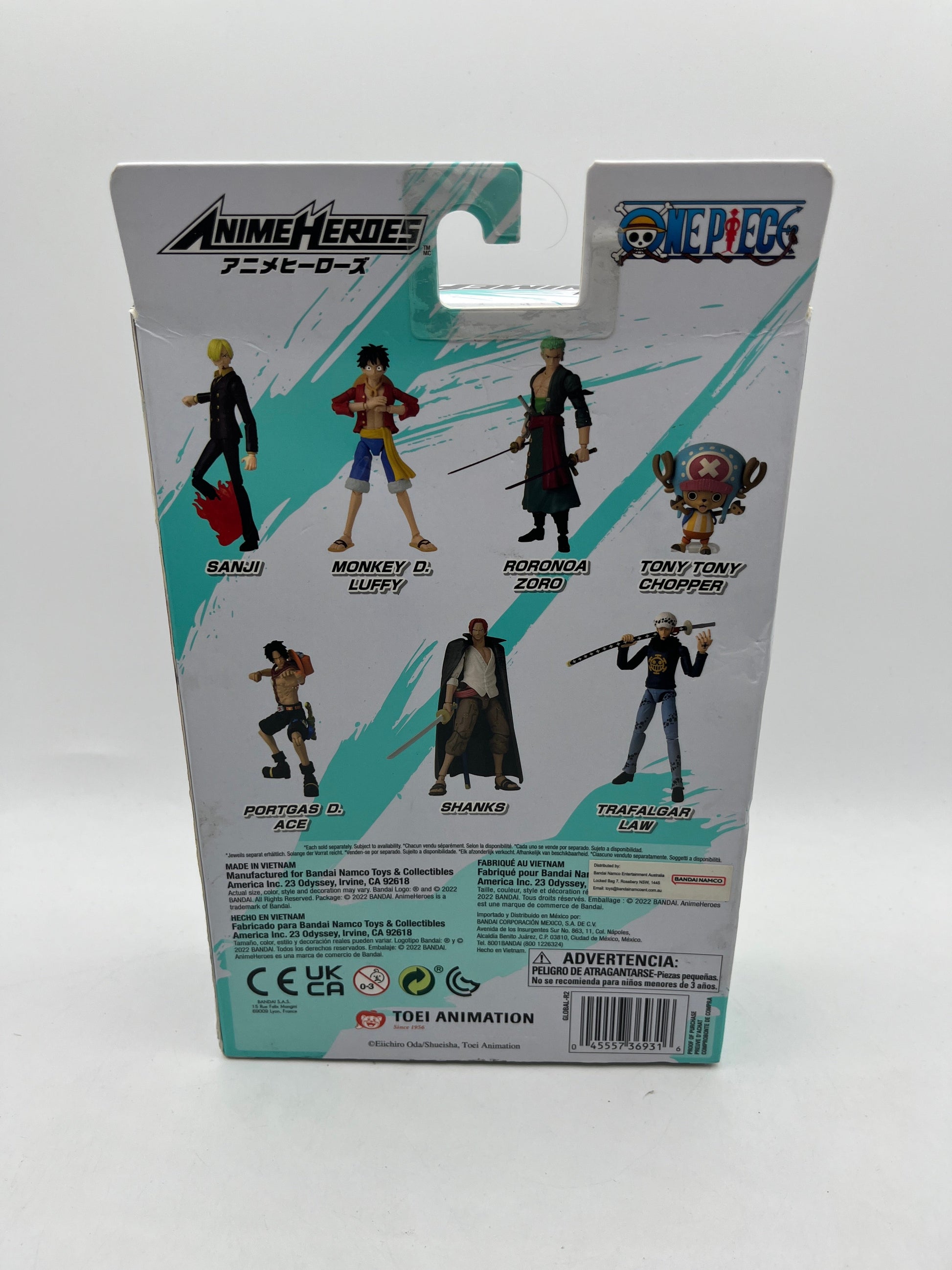 Bandai Anime Heroes One Piece Monkey D. Luffy Action Figure FRENLY BRICKS - Open 7 Days