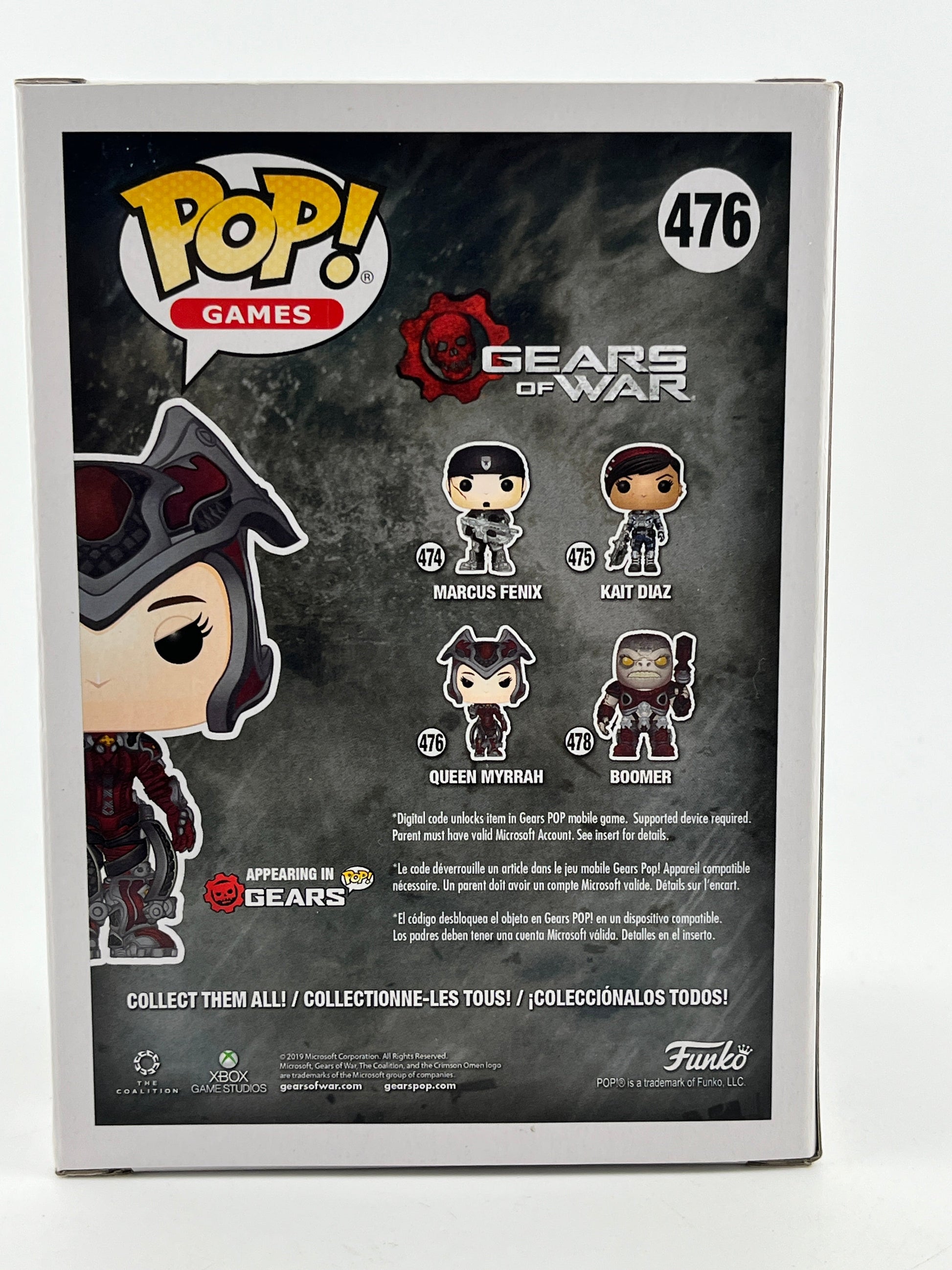 Funko POP! Games Gears Of War - Queen Myrrah #476 - Vinyl Collectable FRENLY BRICKS - Open 7 Days