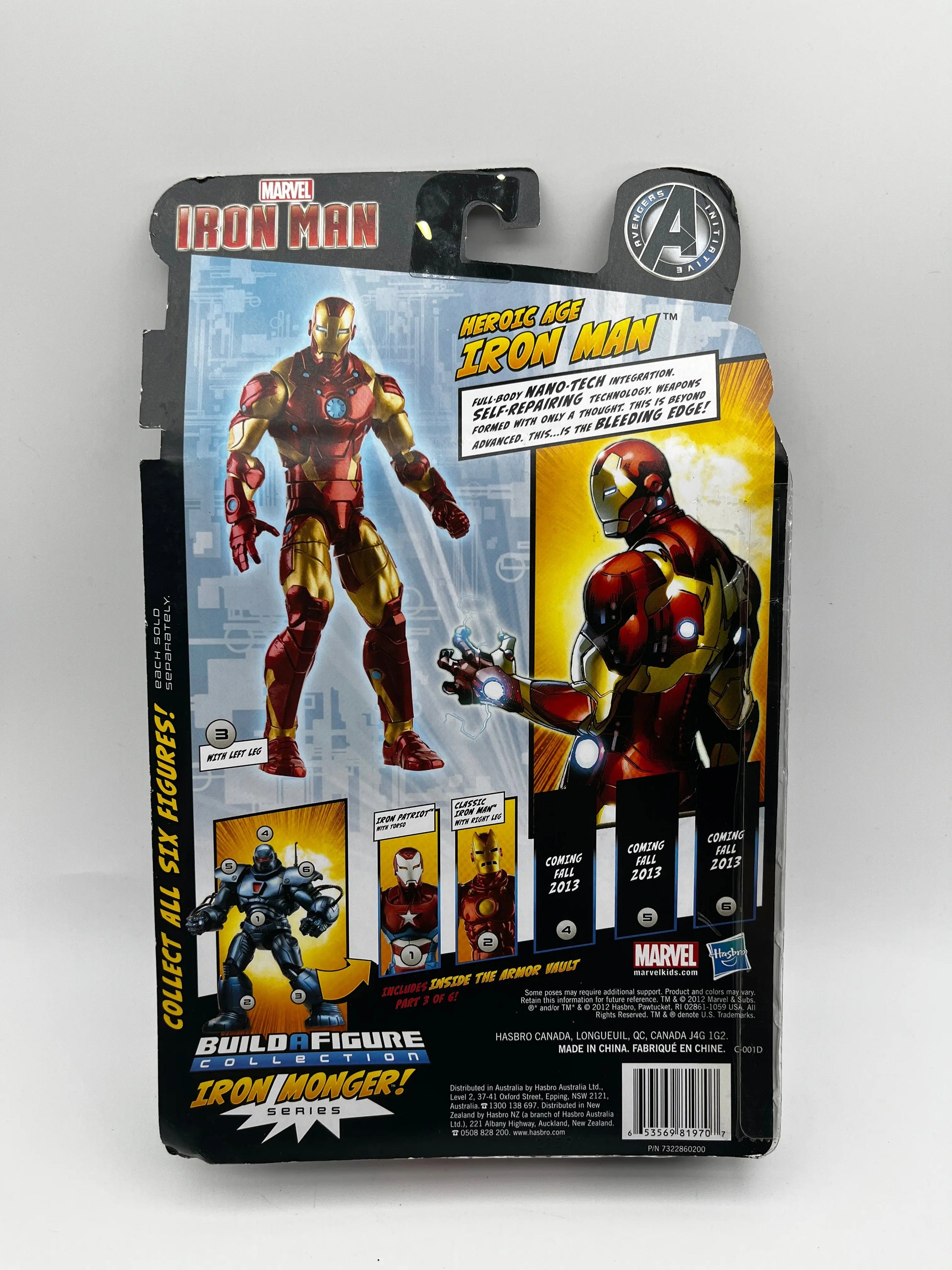 2012 Marvel Legends Classic Iron Man Iron Monger Series FRENLY BRICKS - Open 7 Days