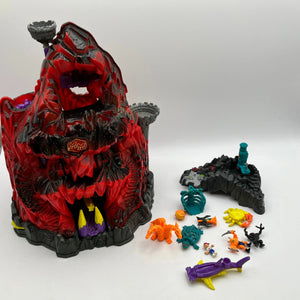 Vintage 1992 Bluebird Mighty Max Skull Mountain Volcano Playset + Accessories FRENLY BRICKS - Open 7 Days