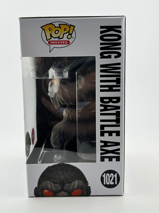 Funko POP! Movies Godzilla Vs. Kong - Kong With Battle Axe #1021 - Flocked Special Edition FRENLY BRICKS - Open 7 Days