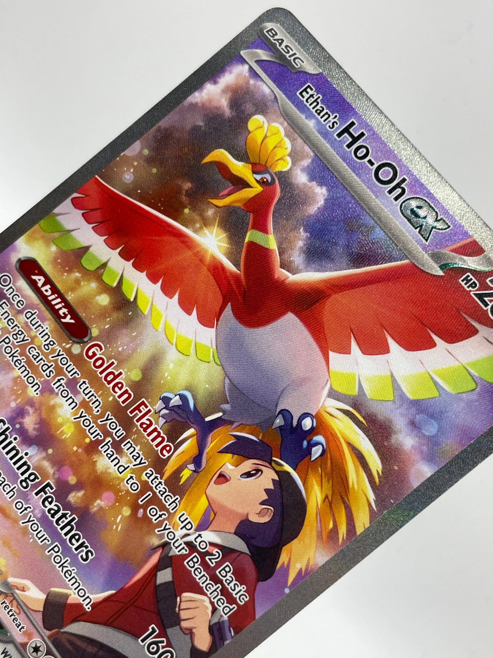 Pokemon TCG - Destined Rivals - Ethans Ho-oh ex 230/182 - SIR - Pristine Condition FRENLY BRICKS - Open 7 Days