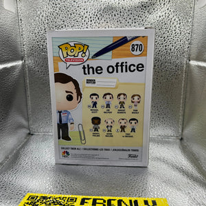 Pop Vinyl Tv #870 Jim Halpert Chase FRENLY BRICKS - Open 7 Days