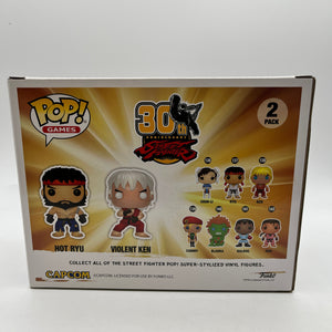Funko POP! Games Street Fighter 30th Anniversary - Hot Ryu & Violent Ken (2 Pack) FRENLY BRICKS - Open 7 Days