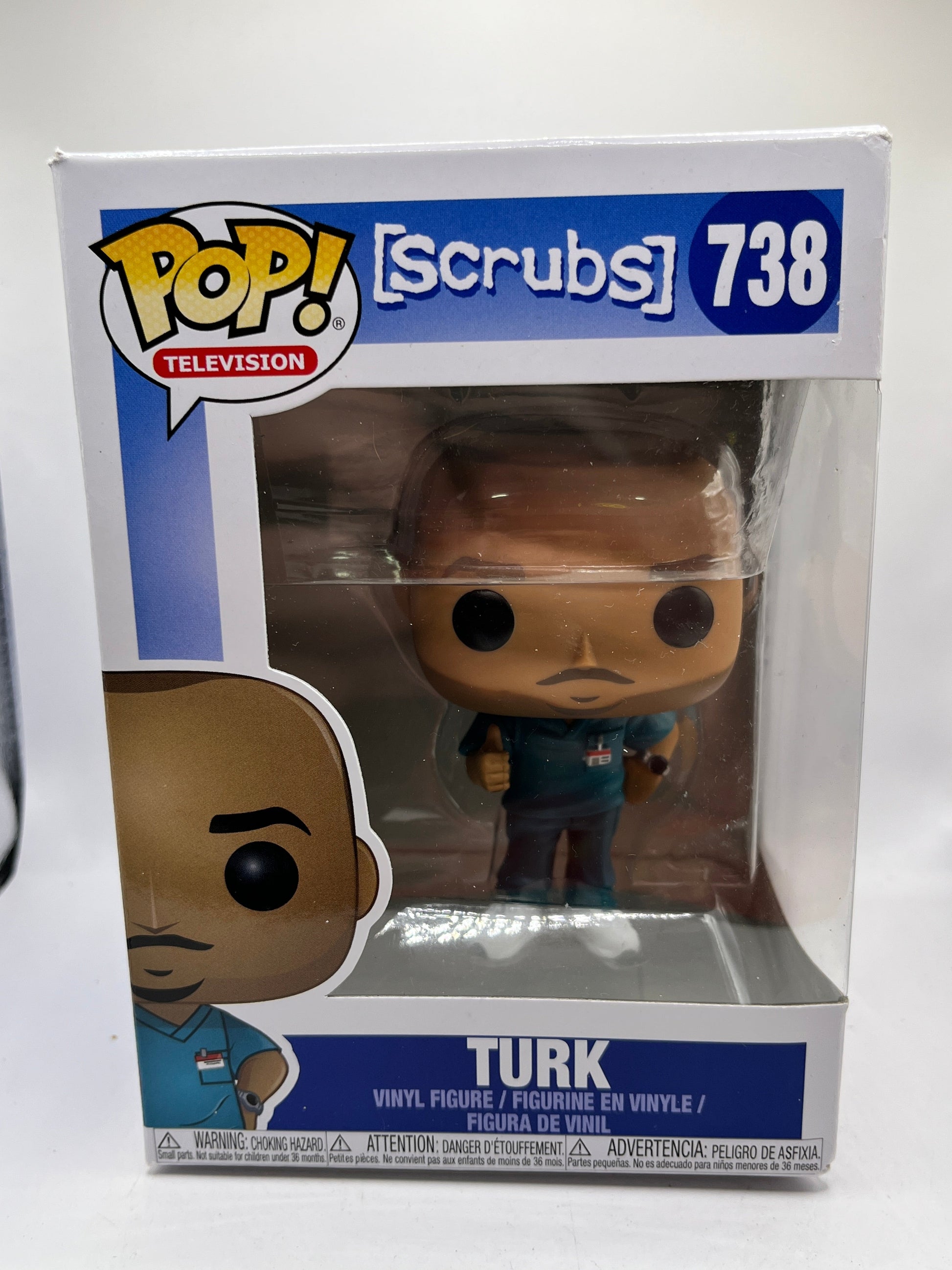 Funko POP! Television [Scrubs] - Turk #738 - Vinyl Collectable FRENLY BRICKS - Open 7 Days
