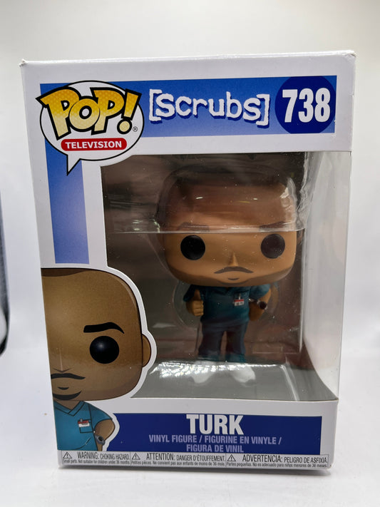 Funko POP! Television [Scrubs] - Turk #738 - Vinyl Collectable FRENLY BRICKS - Open 7 Days