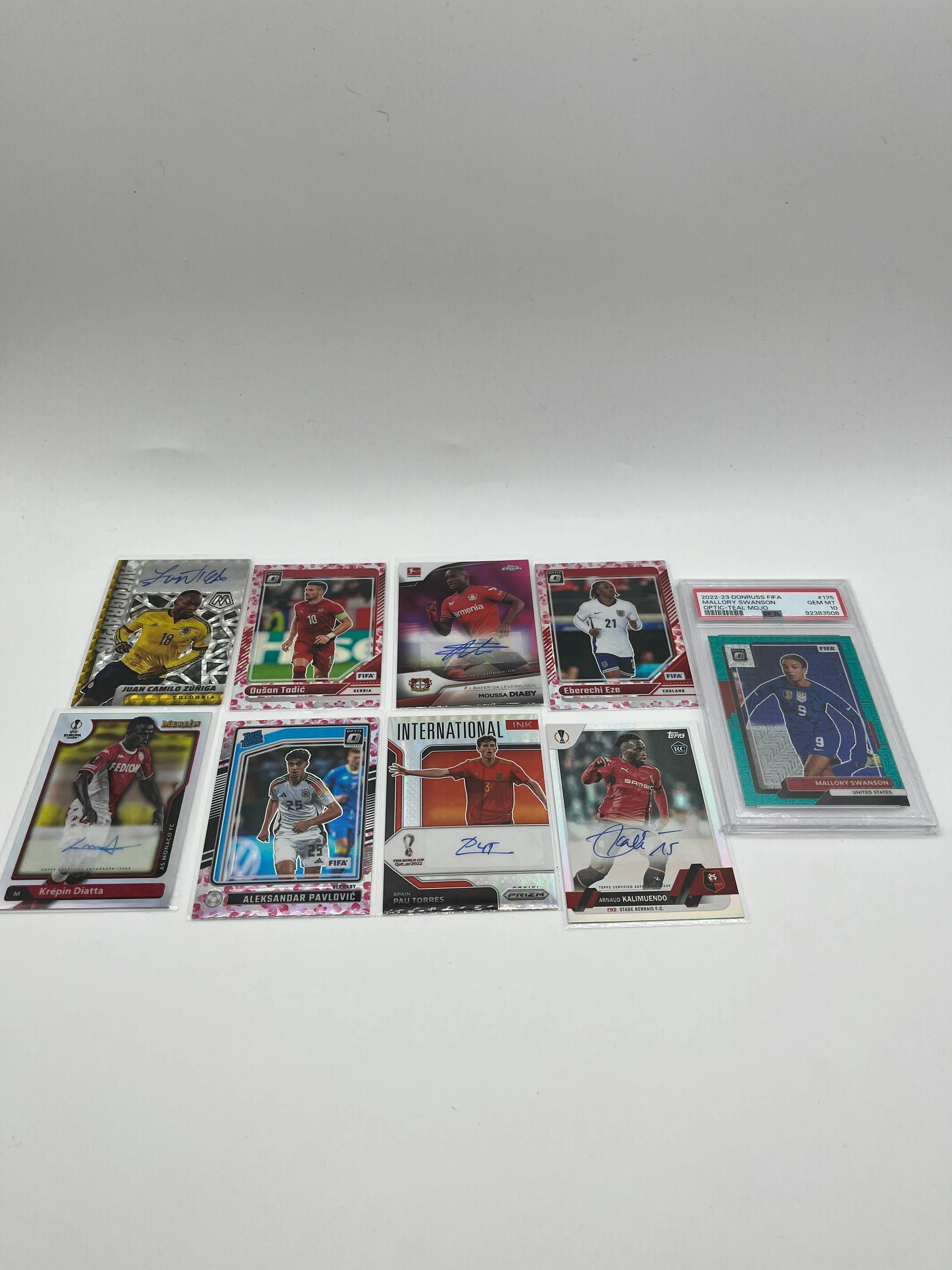 Soccer Cards Miscellaneous Autographs/Low Numbered/ Graded/ FRENLY BRICKS - Open 7 Days