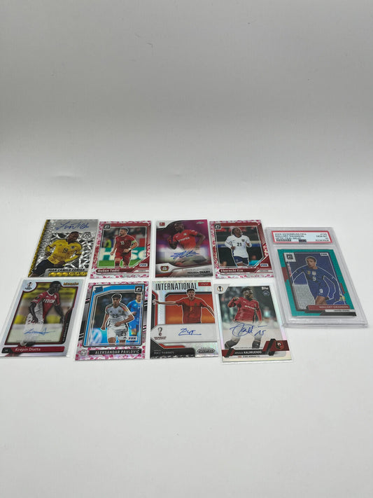 Soccer Cards Miscellaneous Autographs/Low Numbered/ Graded/ FRENLY BRICKS - Open 7 Days